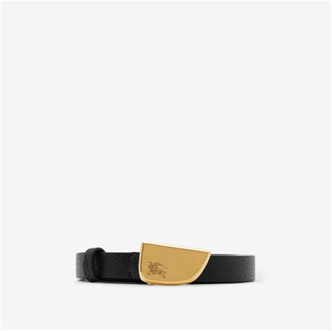 burberry b05l50 775|Thin Leather B Shield End Belt in Black .